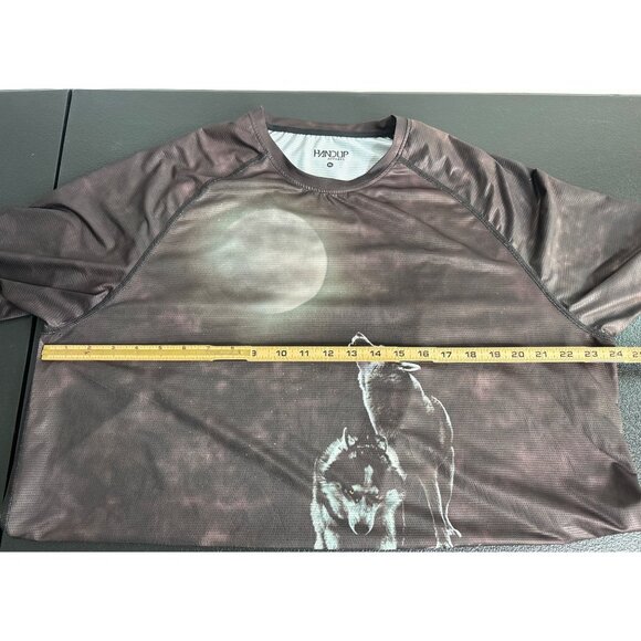 HANDUP Apparel Men's Brown Wolf Vent Top Cycling Shirt XL NWOT - Picture 6 of 8
